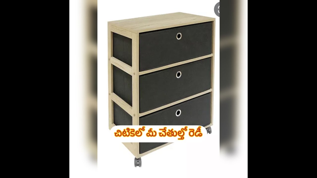 Simple House Hacks – Mini Movable Storage Drawer #shorts#ytshorts#diyprojects