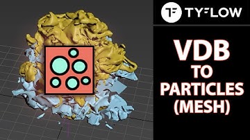 VDB to Particles | Tyflow - Easy