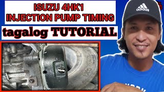 HOW TO SET 4HK1 INJECTION PUMP TIMING??? || PAANO MAG TIMING NG 4HK1 INJECTION PUMP TUTORIAL