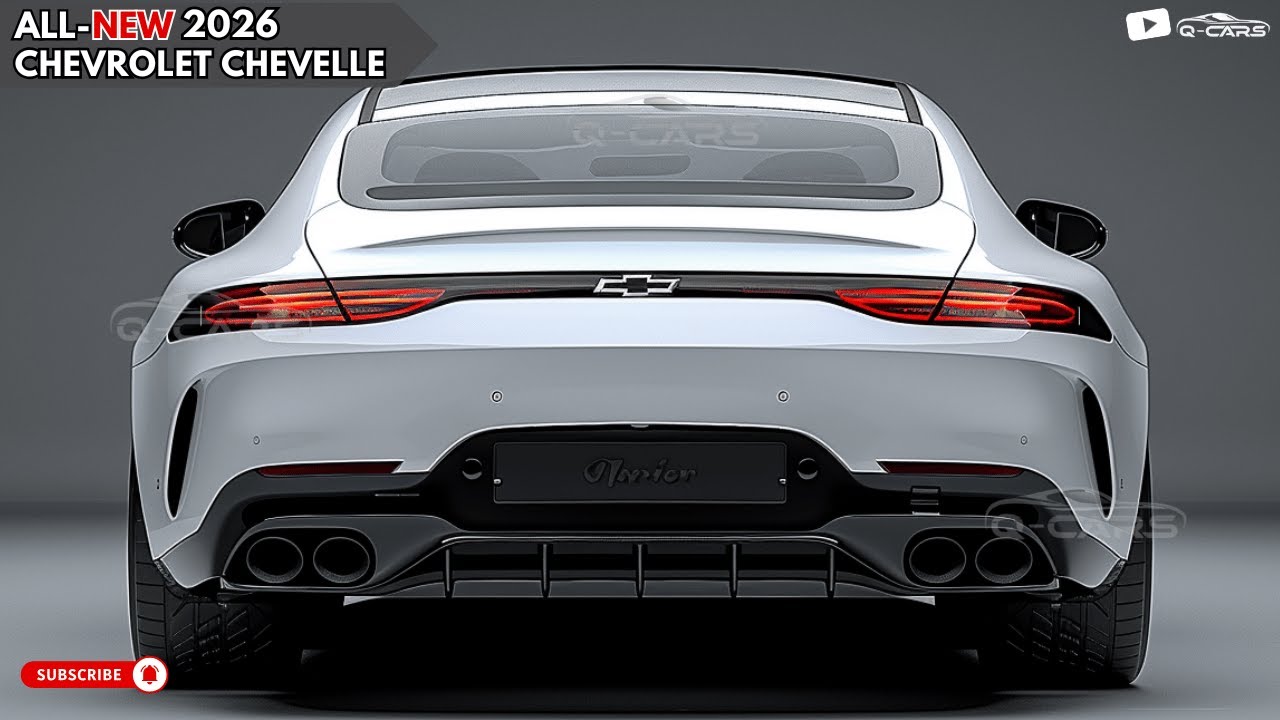 Первый взгляд на Chevrolet Chevelle 2026 года: ретро-мускус и технологии будущего