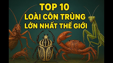 Top 10 Loài Côn Trùng Lớn Nhất Thế Giới