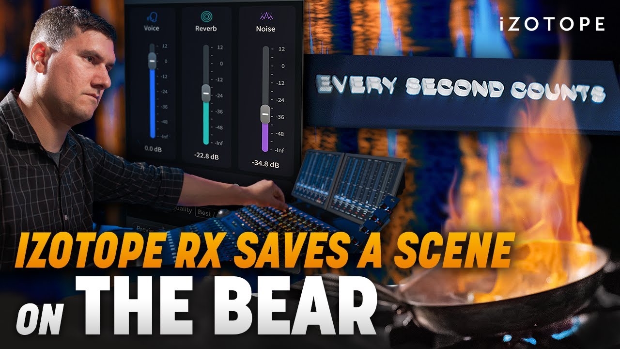 Watch Sound design secrets: How RX rescues dialogue on FX's The Bear | iZotope on YouTube Watch Sound design secrets: How RX rescues dialogue on FX's The Bear | iZotope on YouTube