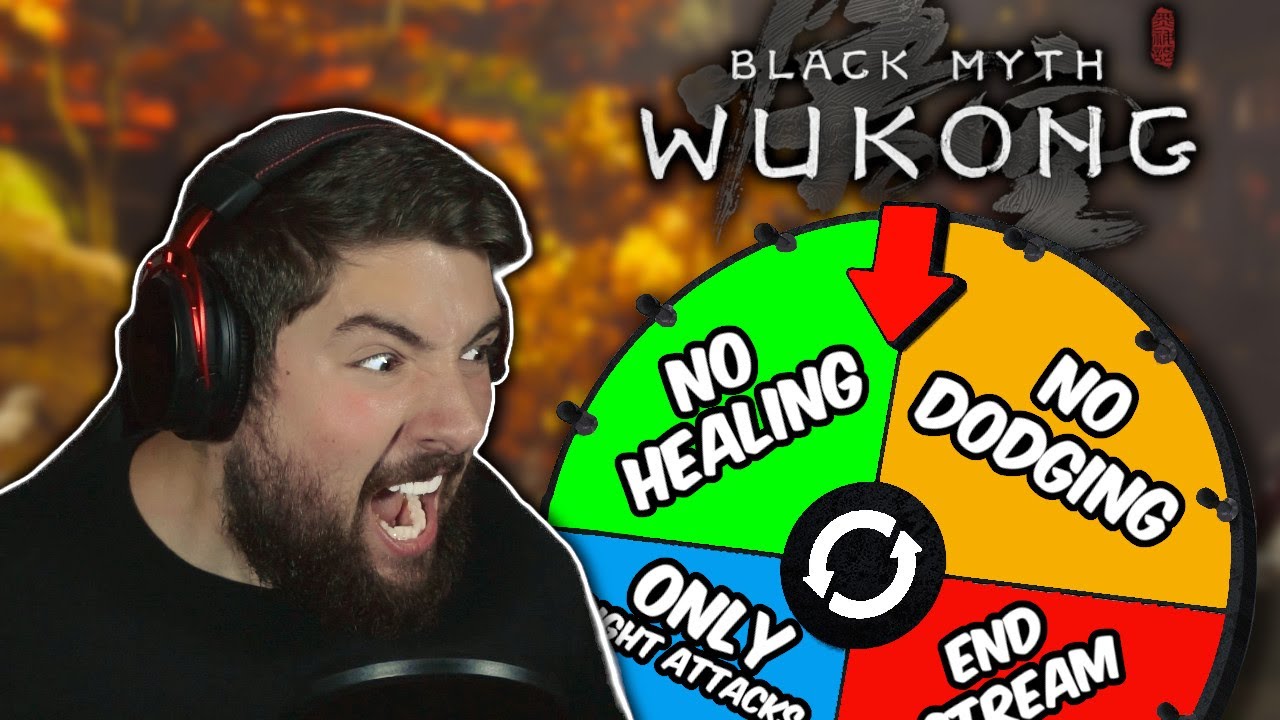 Black Myth Wukong BUT every time I die, I spin the wheel