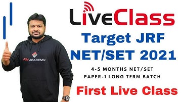 Target JRF First Live Class...Complete Paper Analysis #net2021 #apset2021 #tsset2021