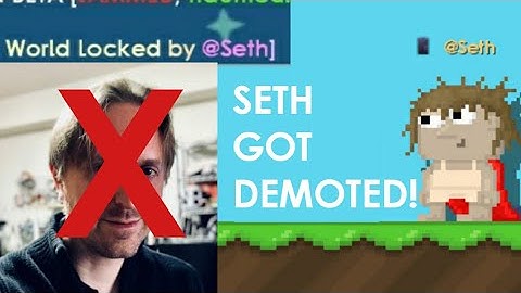 WHY SETH IS NO LONGER A DEVELOPER ( THE REASON ) | GROWTOPIA