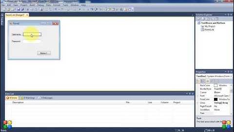 Visual Basic tutorial (Textboxes & buttons)