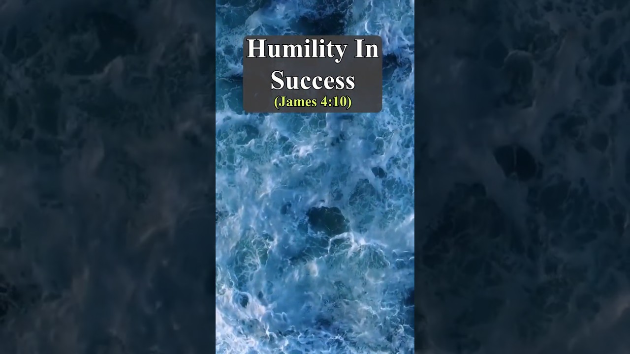 Humility in Success  