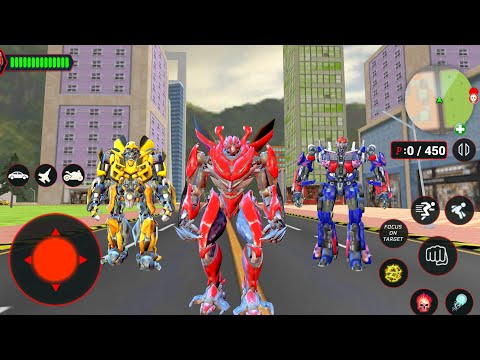 trò chơi Ô tô siêu RoBot biến hình * Supercar Robot transformer Game Android iOS Gameplay