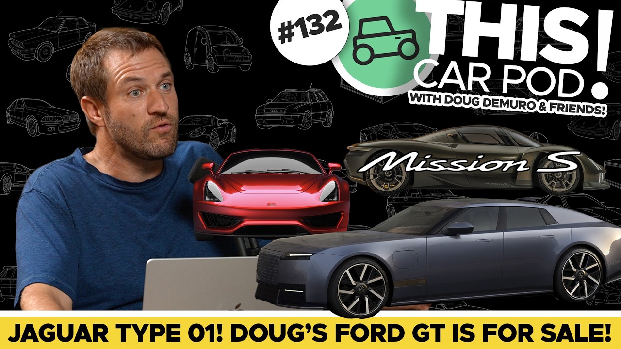 Doug Reacts to the Jaguar Type 01! Saleen Returning? New Porsche Supercar?! THIS CAR POD! EP132
