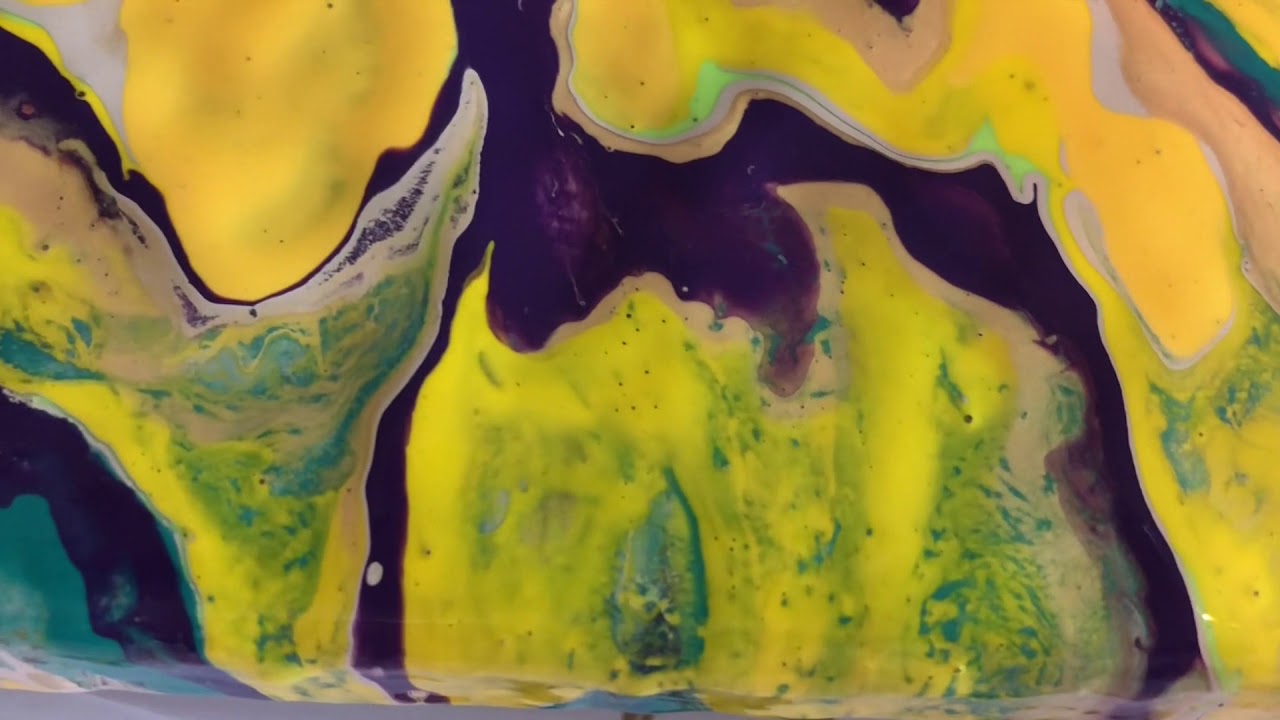 ACRYLIQUE FLUIDE avec médium/pouring de lissage et