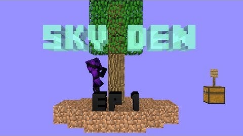 Minecraft: Sky Den Ep 1 - Automated Cobblestone Generator