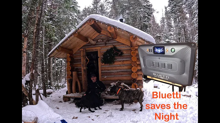 Winter Has Arrived At The Remote Off Grid Land, Log Cabin