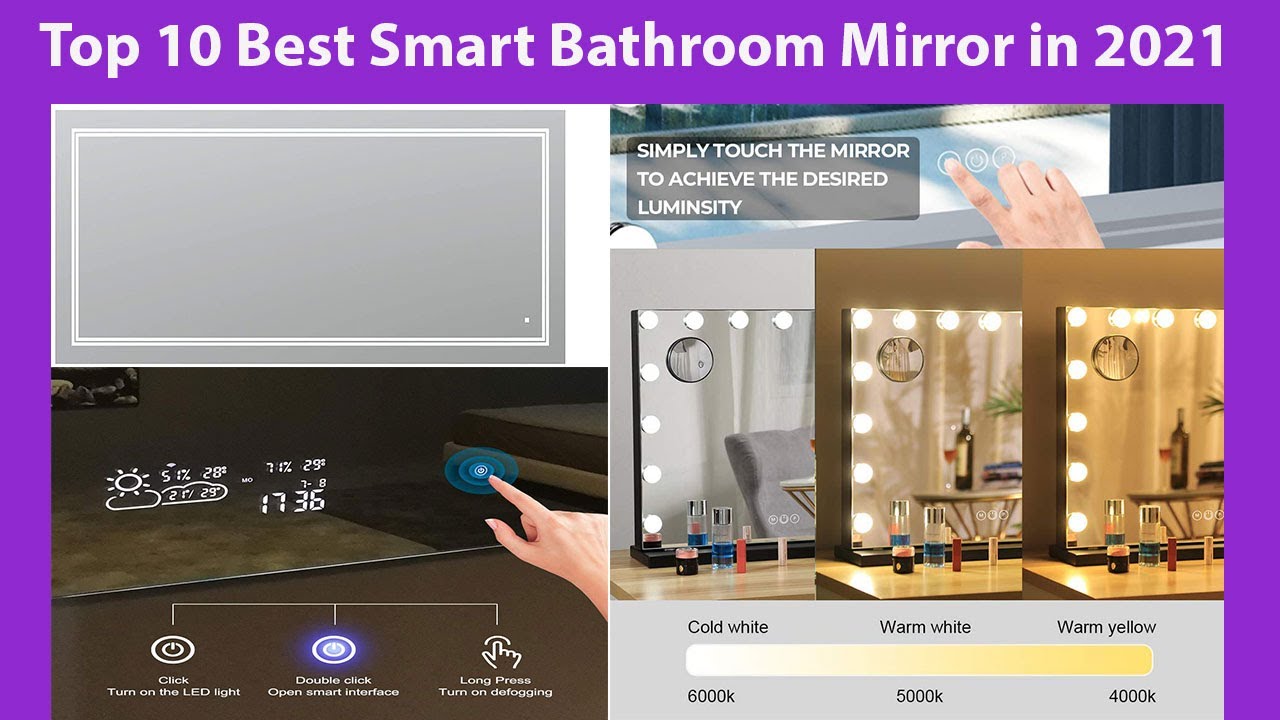 Top 10 Best Smart Bathroom Mirror in 2021 - YouTube