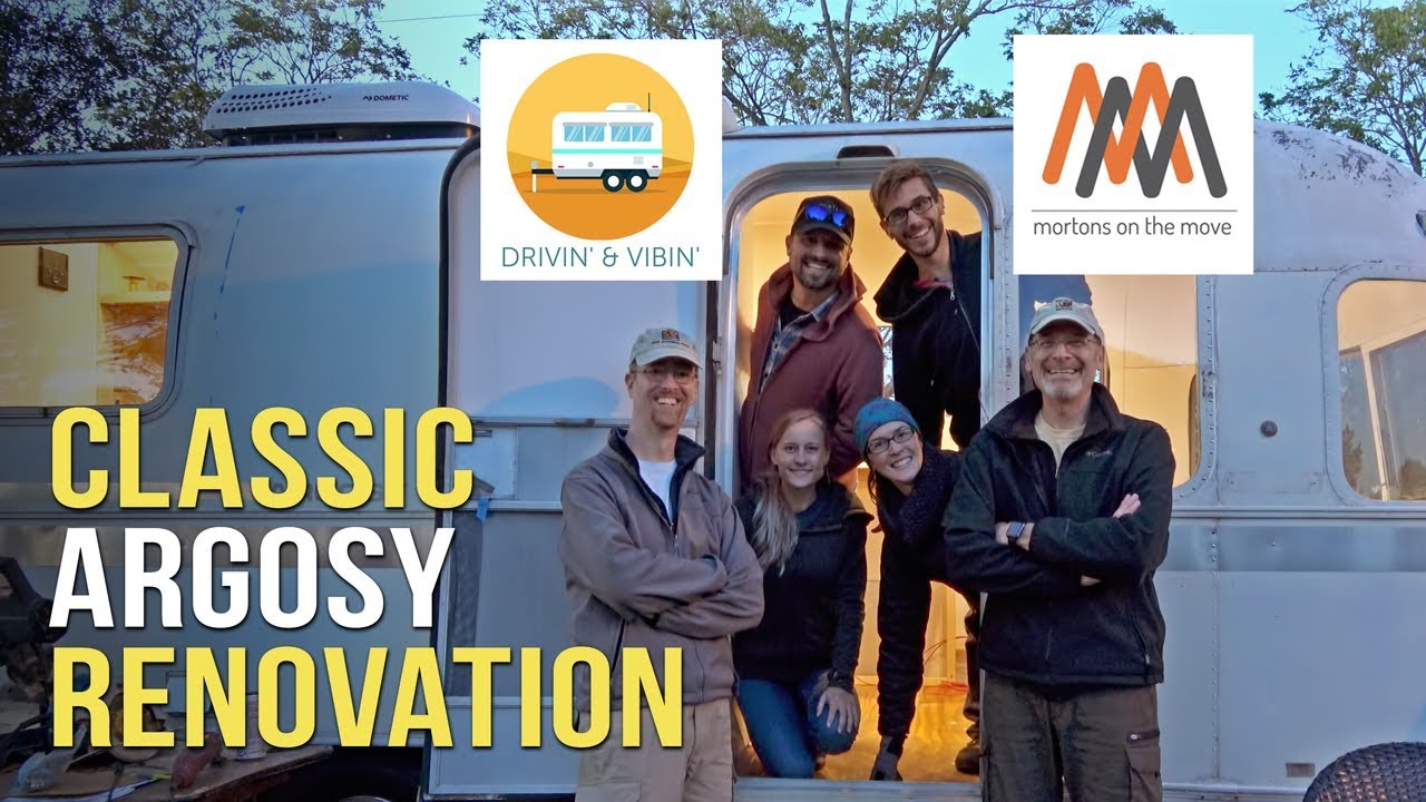 Classic Airstream Restoration with Drivin' & Vibin' and Mortons on the Move - YouTube