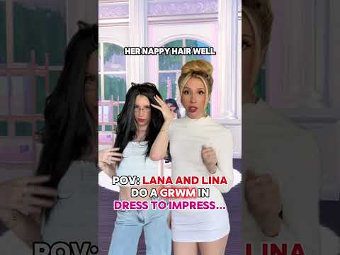 Get READY With LANA LINA In DRESS TO IMPRESS IB LUVEFAY