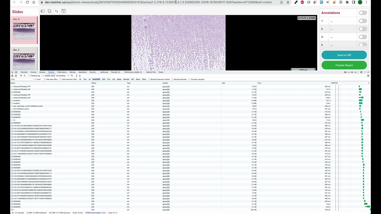 Orthanc server new(23.8.2) and old(21.11.0) performance comparison.
