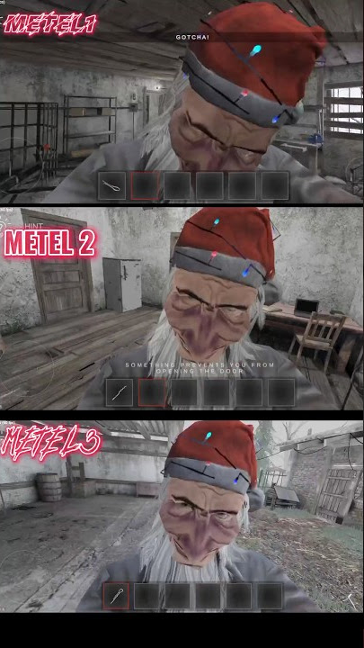 Metel 1 Vs Metel 2 Vs Metel 3 Jumpscare Battle 😱 #shorts #metelhorrorescape