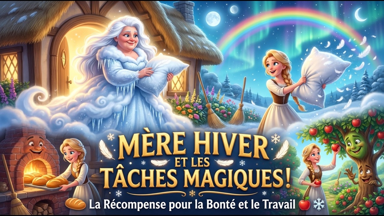 Dame Holle – Neige, Bonté et Magie | Conte de Fées Animé | Histoire pour Dormir