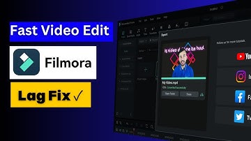 Filmora 14 Lag Fix & Fast Export Kaise Kare? | Filmora Smooth Editing Tips