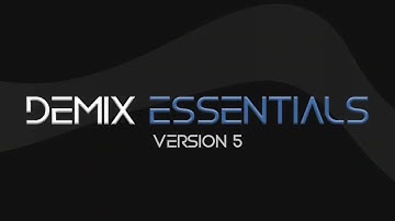Separating stems with DeMIX Essentials Version 5