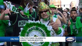 Celtics fans celebrate Game 7 win in Boston