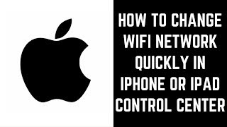 Как быстро сменить сеть WiFi в Центре управления iPhone или iPad screenshot 3