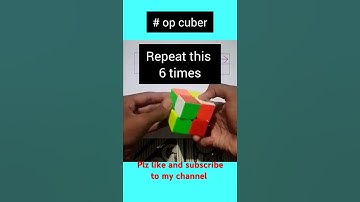 2×2 cube tricks and tips.                   #cubecraft #puzzlecube #cubelover #cubing