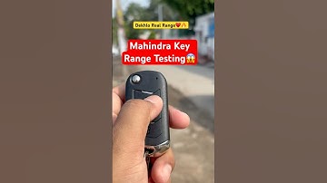 Scorpio N Key long range testing 🔥 Yunkesh #scorpion #modified #yunkesh #car #shorts