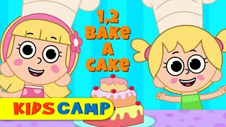 One Two Let's Bake A Cake for You with Elly and Eva by KidsCamp