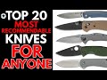 Top 20 Most Recommendable Knives for ANYONE - 2020