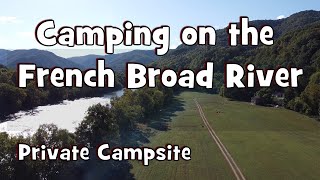 Riverside Camping on French Broad River - Hike to Fire Tower