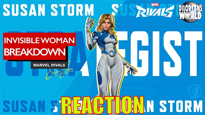 Invisible Woman: Unseen Force | Character Reveal | Marvel Rivals REACTION 反応