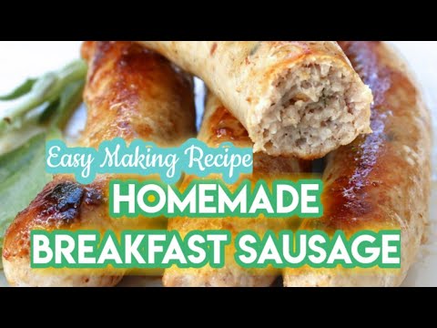 CHICKEN SAUSAGE APPLE SAGE | BREAKFAST CHICKEN  SAUSAGE - NO CASING SAUSAGE