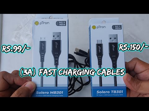 Ptron Fast Charging USB Cables | Type-C and Micro Usb |  Best Fast Charging USB Cable Under