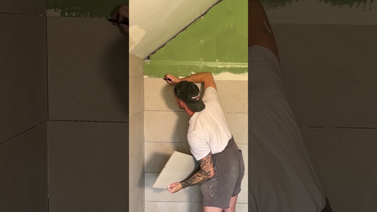 How To Cut A Tile Into Diagonal Surface Howto Diy Tiling Shorts