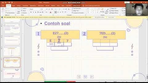 KONVERSI BILANGAN HEXADESIMAL KE BINER