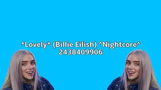 Lovely Billie Eilish Roblox Id