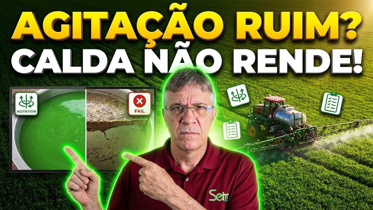 ESQUENTA SPRAYCLASS AO VIVO!! PREPARO DE CALDA - SUA AGITAÇÃO DO TANQUE ESTÁ RUIM? COMO RESOLVER!