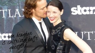 Sam Heughan & Caitriona Hot Questions Outlander