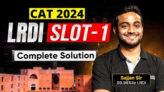 CAT 2024 | LRDI PYQ | Slot 1 Complete Solution | iLRDI by iQuanta