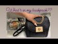 My current bag-Coach Cassidy quilted Backpack- What’s in my bag??