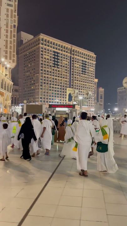 Night Time masjid al haram view Masha Allah | Haji all around Haram 🕋❤️