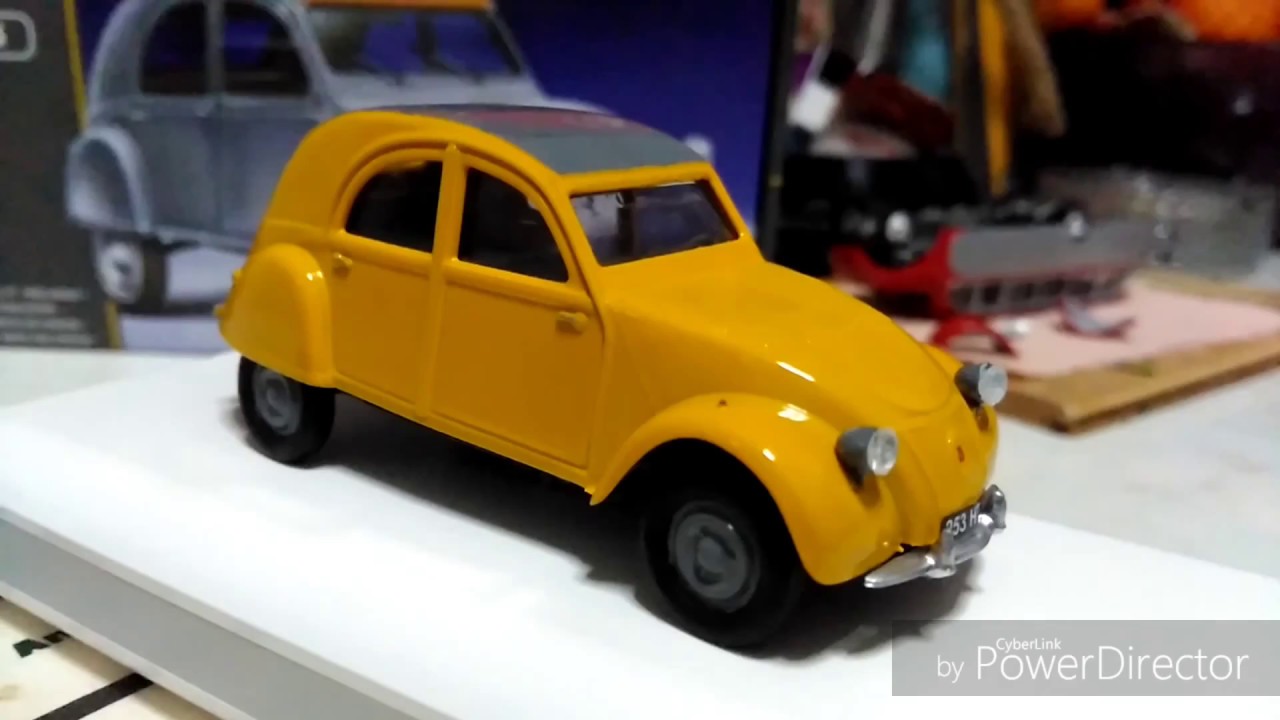 Maquette Heller Citroën 2 CV - Échelle 1:43 - Kit à Monter - Voiture Classique Française - Pièce Collector