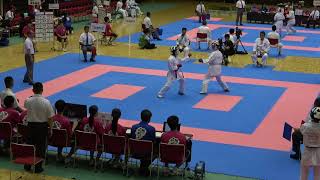 2018年IH 空手道 女子団体組手 1回戦 花咲徳栄（埼玉）vs 浦添（沖縄）