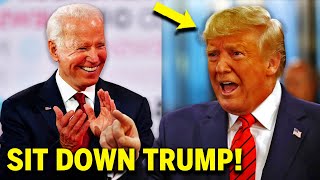 Trump MELTS DOWN after Biden ROASTS His Speech