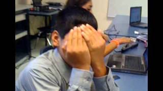 Spanish Boy having a spaz attack