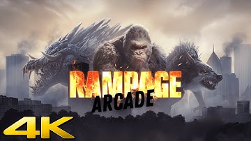 ⭐ RAMPAGE (2018) | 4K/60ᶠᵖˢ | ARCADE #walkthrough #longplay #playthrough