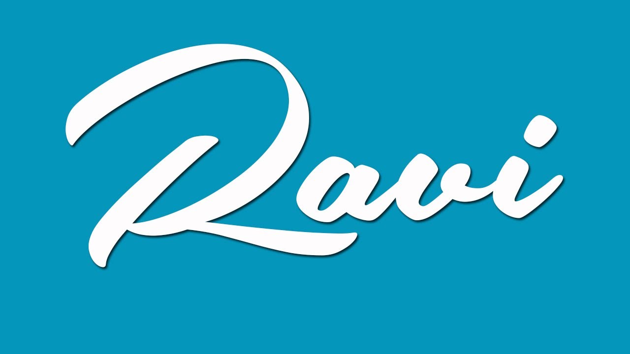 Ravi Signature Style | Ravi Name Signature Styles | R Signature ...