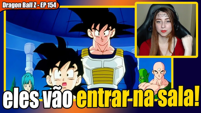 Cátia reagindo a GOKU E GOHAN SAEM DA SALA DO TEMPO (Dragon Ball Z EP 168)  