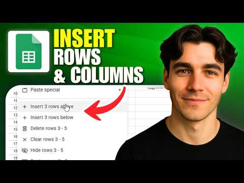 How To Insert Rows And Columns In Google Sheets (Tutorial 2026)